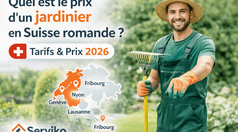 Prix d’un jardinier en Suisse romande : guide des tarifs 2026